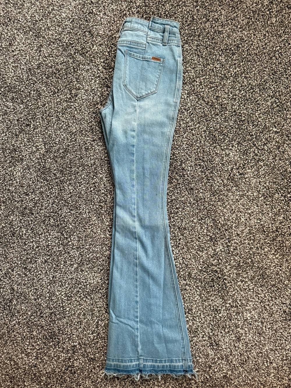Rock & Roll Denim Light Wash Women's Flare Jeans